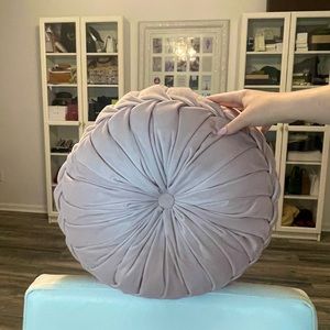 Pink circle pillow